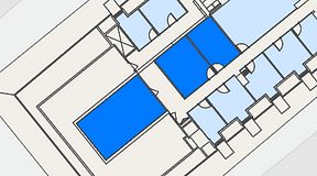 
							Planritning för Spaces Gamla Stan, 3 privata rum, 72 m²