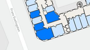 
							Planritning för Regus Adelgatan 21, 4 privata rum, 54 m²