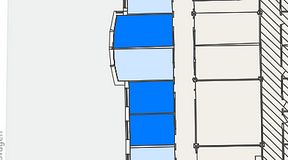 Planritning för FASTOFFICE Johanneslundsvägen 2, 3 privata rum, 56 m²