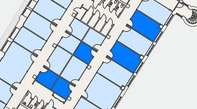 
							Planritning för Convendum Sundbyberg, 5 privata rum, 57 m²