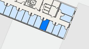 
							Planritning för C/O Tyresö, 1 privata rum, 9 m²