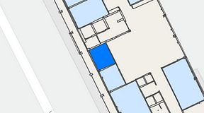 Planritning för Convendum Vegagatan 14, 1 privata rum, 10 m²