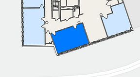 
							Planritning för Flexiwork Kollektivet, 1 privata rum, 30 m²