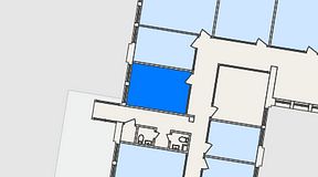 
							Planritning för FASTOFFICE Dalénum Lidingö, 1 privata rum, 14 m²