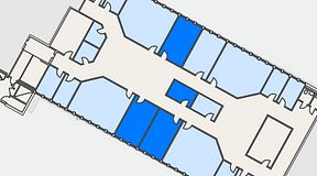 
							Planritning för Växthuset Stensjögatan, 4 privata rum, 68 m²