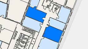 
							Planritning för Regus Östermalmstorg, 2 privata rum, 49 m²