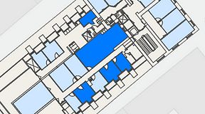 
							Planritning för Spaces Gamla Stan, 5 privata rum, 96 m²