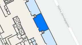 
							Planritning för The Works Västra Järnvägsgatan, 1 privata rum, 36 m²