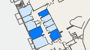 
							Planritning för Genetor K6, 3 privata rum, 39 m²