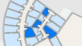 Planritning för Quick Office Bromma Blocks, 4 privata rum, 32 m²