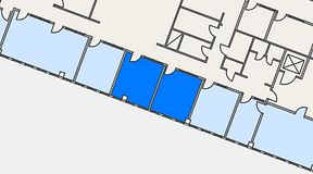 Planritning för Regus Marieholm, 2 privata rum, 28 m²