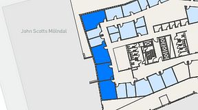 
							Planritning för Mindpark Mölndal, 4 privata rum, 114 m²