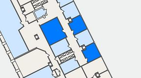 
							Planritning för The Works Västra Järnvägsgatan, 3 privata rum, 70 m²