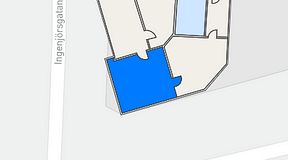 
							Planritning för Entreprenörsgatan Kungsgatan, 1 privata rum, 24 m²