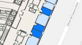 
							Planritning för Spaces Göteborg Gamlestan, 3 privata rum, 30 m²