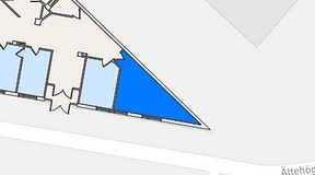 
							Planritning för Kontorshotell Triangeln, 1 privata rum, 23 m²