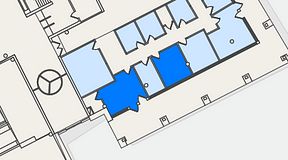 
							Planritning för Mindpark Hyllie Skrivaregatan, 2 privata rum, 37 m²