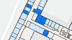 
							Planritning för Quick Office Älvsjö, 5 privata rum, 89 m²