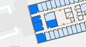 
							Planritning för Regus Lidingö, 5 privata rum, 96 m²