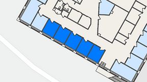 
							Planritning för FASTOFFICE Finlandsgatan 36, 5 privata rum, 50 m²