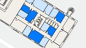
							Planritning för Convendum Sundbyberg, 5 privata rum, 103 m²