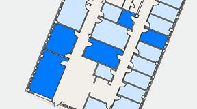 
							Planritning för Växthuset Jägershillgatan, 5 privata rum, 84 m²