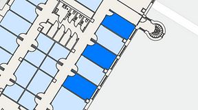 
							Planritning för Convendum Sundbyberg, 3 privata rum, 49 m²