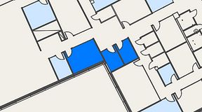 
							Planritning för Spaces Hyllie Vista, 3 privata rum, 32 m²