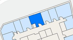 
							Planritning för Walborg Ventures, 1 privata rum, 24 m²
