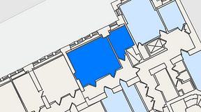 Planritning för 7A Posthuset, Vasagatan 28, 2 privata rum, 52 m²