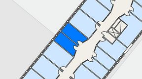 Planritning för Regus Almedal, 2 privata rum, 26 m²