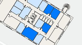 
							Planritning för Convendum Sundbyberg, 4 privata rum, 82 m²