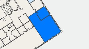 
							Planritning för THE WORKS Arenastaden, 1 privata rum, 68 m²