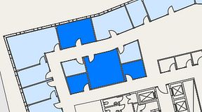 
							Planritning för Mindpark Mölndal, 4 privata rum, 59 m²