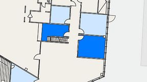Planritning för Embassaden, 1 privata rum, 34 m²