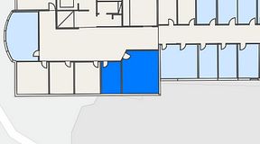 Planritning för Kontoret Globen, 2 privata rum, 31 m²